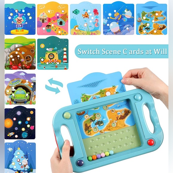 2 Side Magnetic Erasable Doodle Writing Pad | NIB - Picture 2 of 11